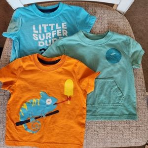 Okie Dokie graphic tees, size 12 months